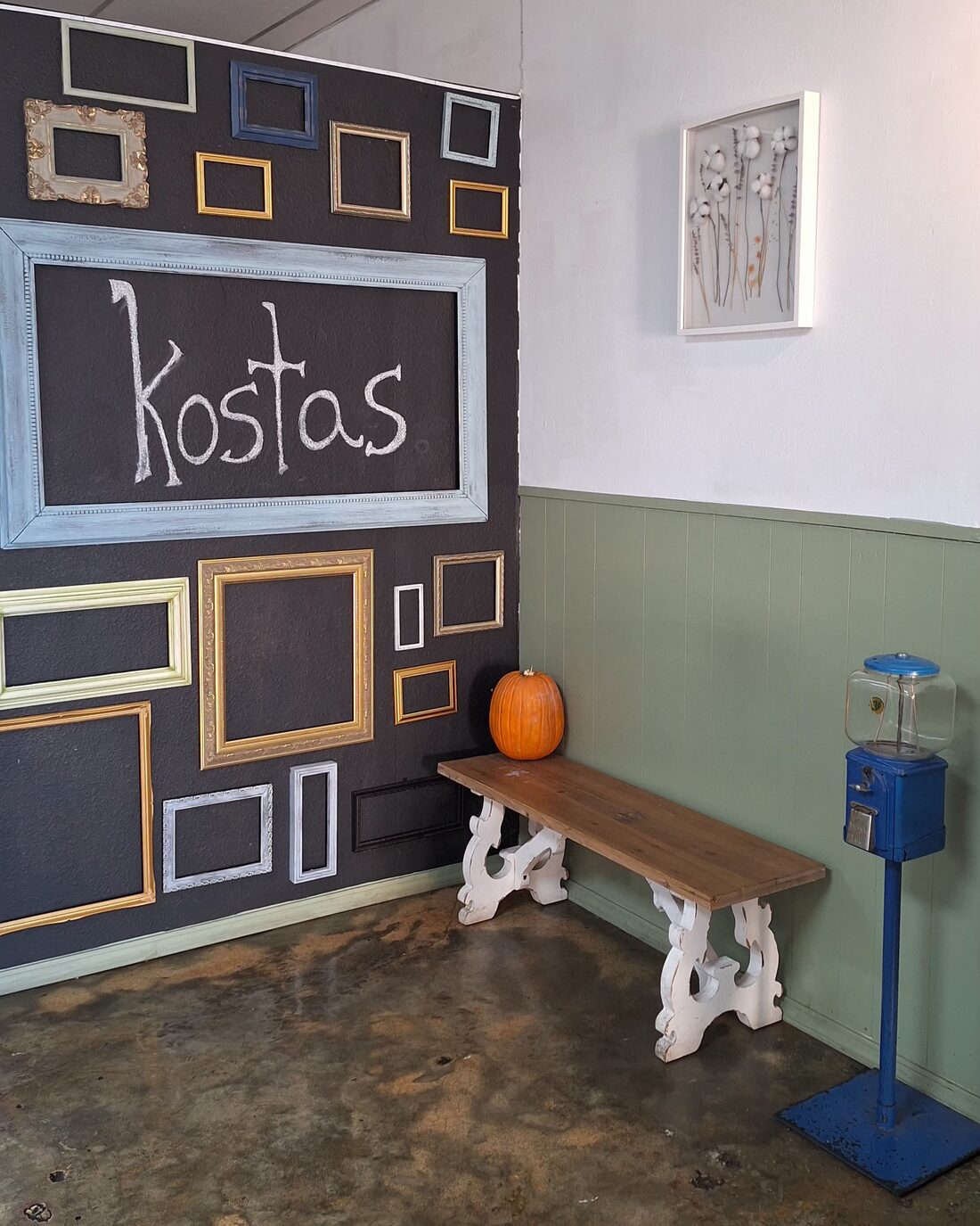 The frame wall