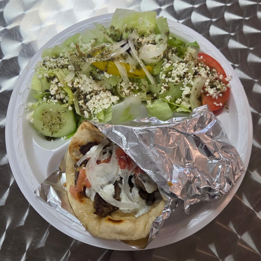 Traditional Gyro — Classic favorite of traditional strips of gyro meat made with beef and lamb